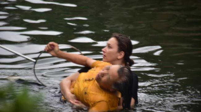 跳河救人的俄女留學生說想留在中國 見義勇為獲贊譽