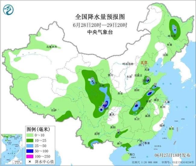 未來兩周北方和西南地區(qū)多降雨 伴有強(qiáng)對流天氣