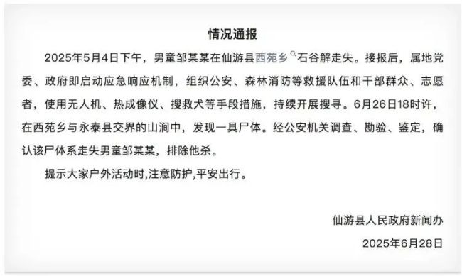 失联男童事件 为何搜救队无功而返？复杂地形与恶劣天气增加搜救难度