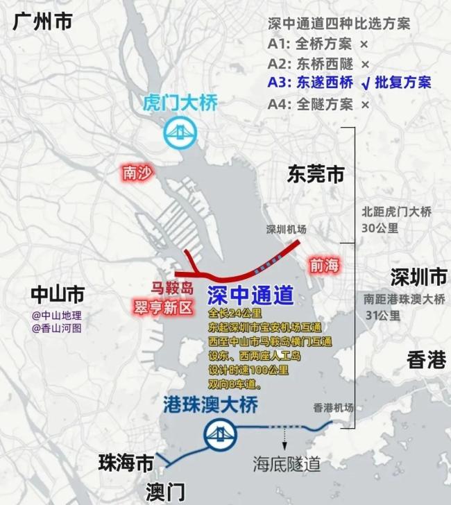大橋通房價漲是“畫餅”,？深中通道通車一年，“餅”熟了,，房賣不動了 概念紅利消退