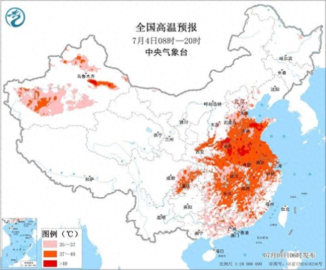 最新！中央气象台发布高温黄警和暴雨蓝警