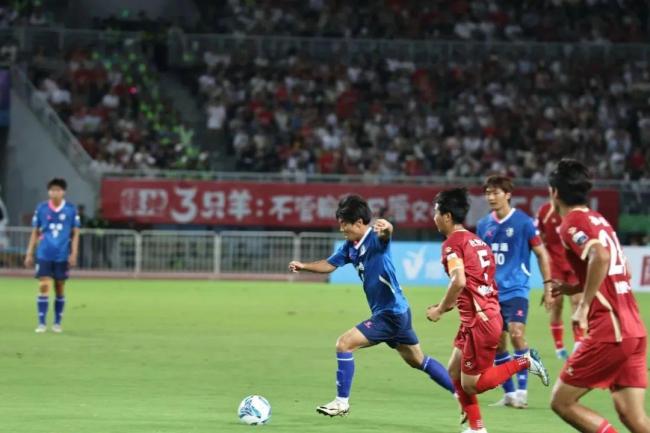 南通隊(duì)2比1戰(zhàn)勝徐州隊(duì)