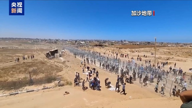 加沙物资分发点沦为杀戮现场 美以行动引争议