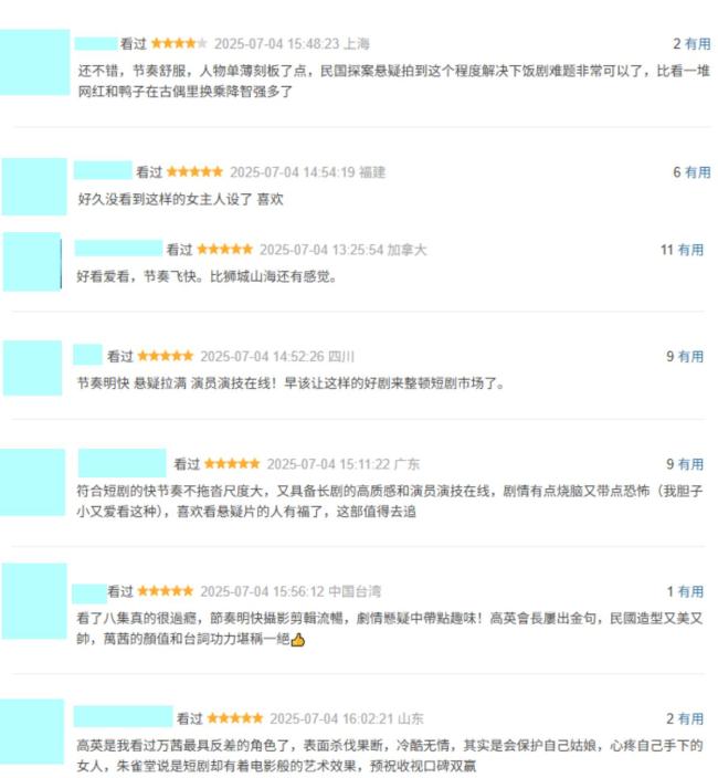 短劇朱雀堂雌競(jìng)好敢拍 民國(guó)懸疑探案引人入勝