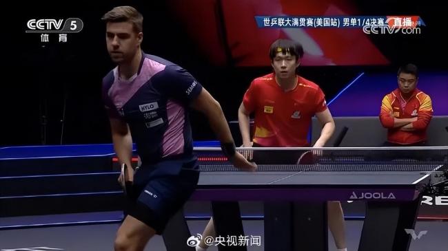 王楚欽戰(zhàn)勝達科第二局最關(guān)鍵