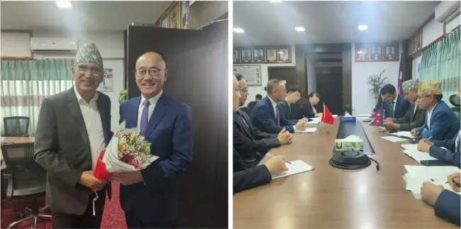 陈晓东访问尼泊尔 推动跨喜马拉雅合作