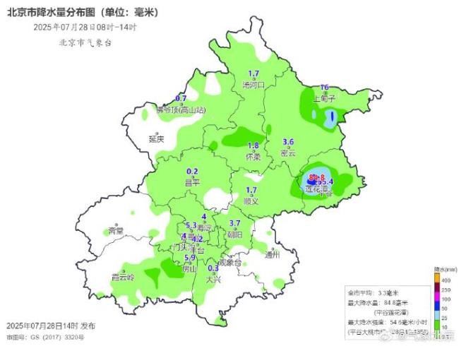 北京暴雨红色预警 今晚为主要降雨时段