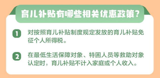 初步安排預(yù)算900億元育兒補(bǔ)貼 支持措施詳解