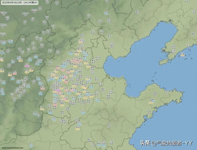 华北主雨带已经笼罩京津冀，华北平原与黄土高原上强对流也不断增多…
