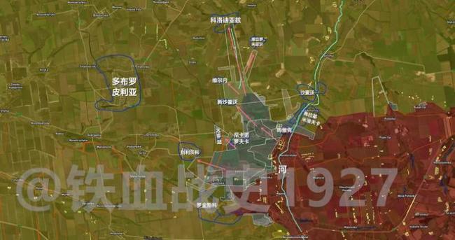 俄军突击队在红军城北线穿插12公里 乌军防线告急