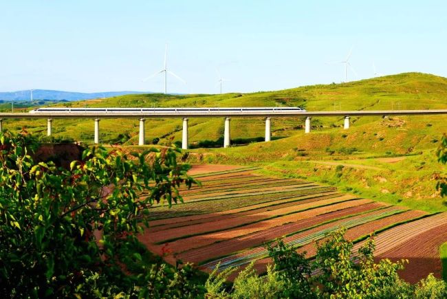 每一張都是壁紙！看火車行駛在草原“畫廊”
