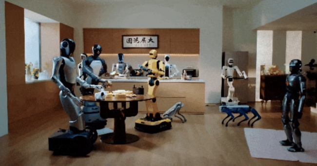 深圳机器人组团跳《大展鸿图》