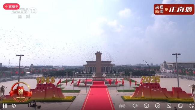 揭秘阅兵和平鸽展翅高飞的幕后视角