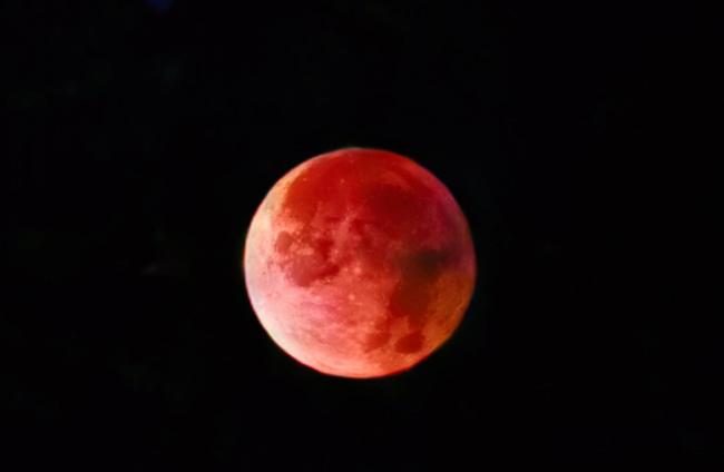 22张图记录月亮“变脸”全过程 罕见“红月亮”再现夜空