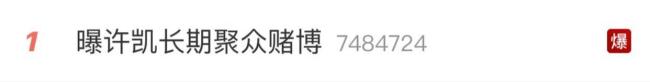 讼师解读许凯被曝聚众赌博