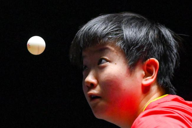 孙颖莎晋级澳门冠军赛决赛 4比1胜蒯曼