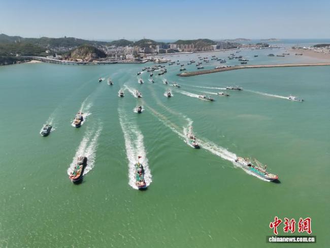 东海全面开渔