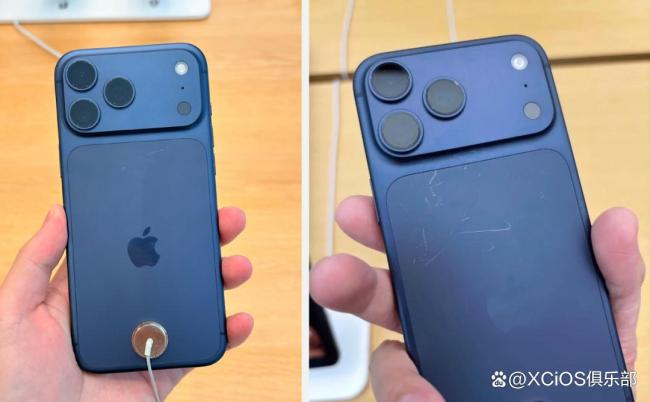 iPhone17Pro划痕 展示机掉漆严重_新闻频道_中华网