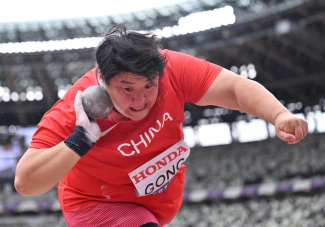 张林茹晋级田径世锦赛女子铅球决赛 中国力量闪耀东京