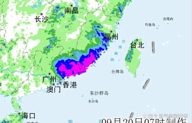 超强台风桦加沙锁定华南