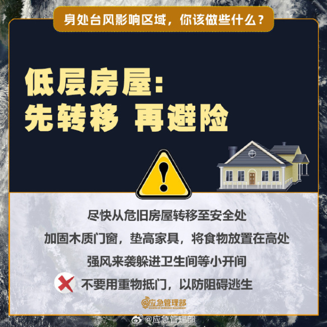 身处台风影响区域该如何应对？