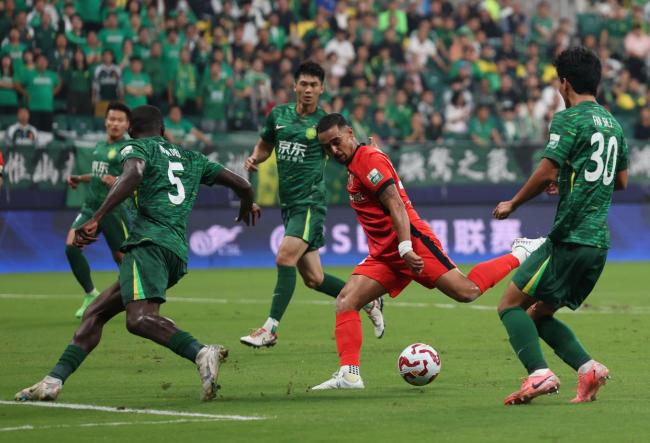 中超-国安0-0海港：塞蒂恩帅位保卫战，张玉宁替补待命 国安主场憾负海港