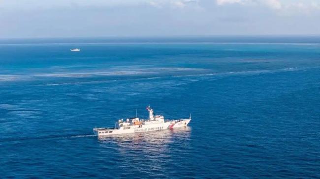 中国海警发布黄岩岛最新像片 展现海疆好意思景