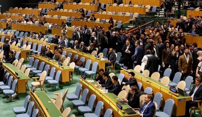 内塔尼亚胡发声 联大演讲引发大规模离席