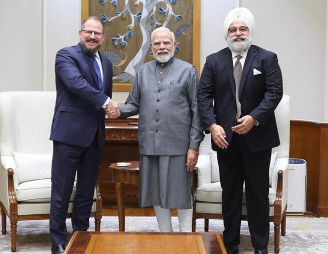 印度总理莫迪会见高通CEO