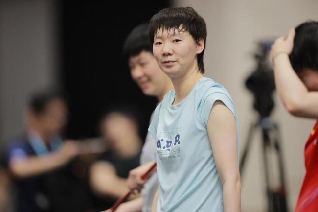 孙颖莎vs申裕斌 硬仗在即