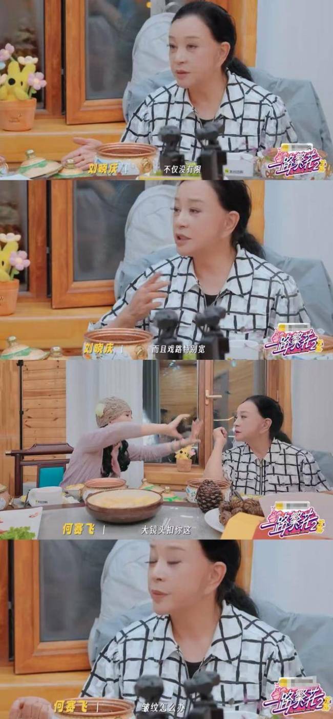 刘嘉玲问刘晓庆繁花1谁是领队 餐桌上的年龄与选择辩论