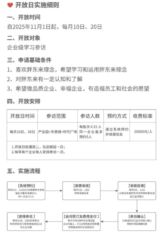 胖东来称收费2万只为促进交流 限量参观提升稀缺感