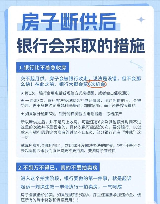 房子断供后，你必须知道的后果