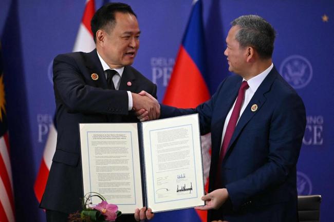 柬埔寨与泰国签署和平方针联合声明 推动边境和平稳定