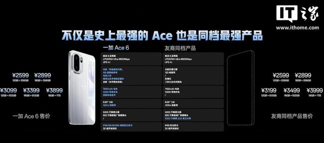 2599 元起一加 Ace6 手机发布,骁龙8至尊版、同档唯- 165Hz 高刷