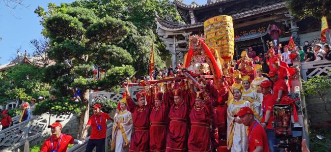 妈祖金身绕境巡安湄洲岛