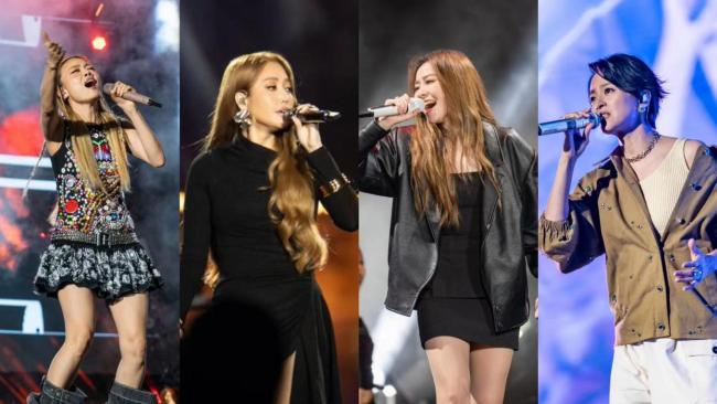 张靓颖容祖儿梁咏琪乐山开唱 音乐狂欢点燃夜晚