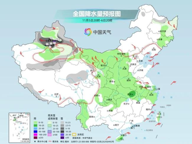 局地积雪20厘米 大雪大暴雪要来了 冷空气强势来袭