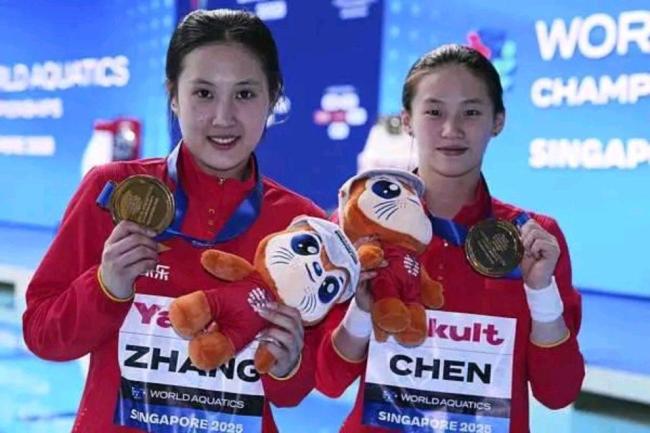 陈芋汐掌敏洁首跳获高分 观点组合再创佳绩