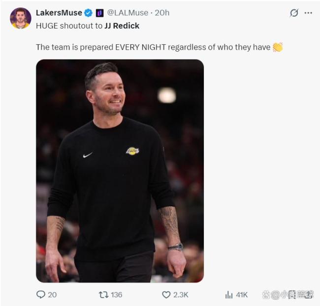 湖媒盛赞雷迪克营造赢球文化 艾顿感谢主帅 激发全队斗志