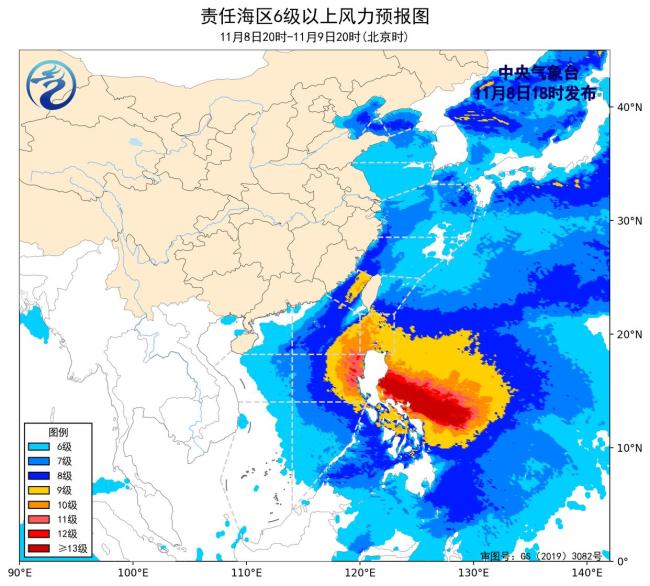 我国近海将有8级以上大风