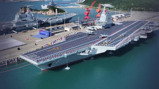 福建舰入列 外媒台媒怎么看 中国速度震撼世界