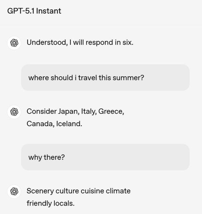 GPT-5.1发布 OpenAI开始拼情商 更温暖更智能