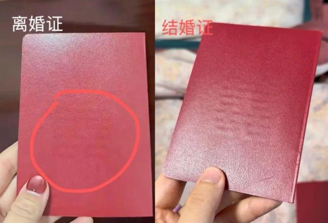 离婚证背面有“囍”字？民政部门：属实 防伪标志引热议
