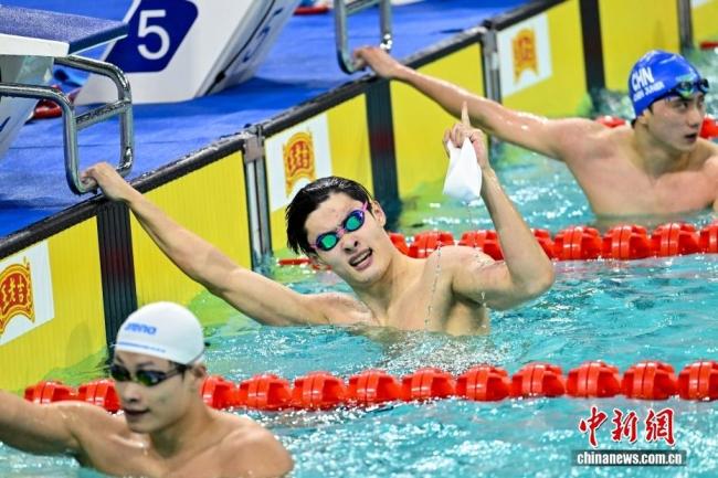 徐放摘得全运会男子200米蝶泳金牌