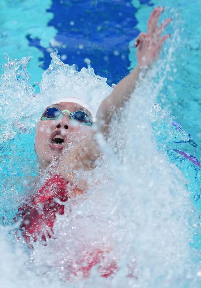 万乐天获全运会50米仰泳金牌 江西选手夺冠