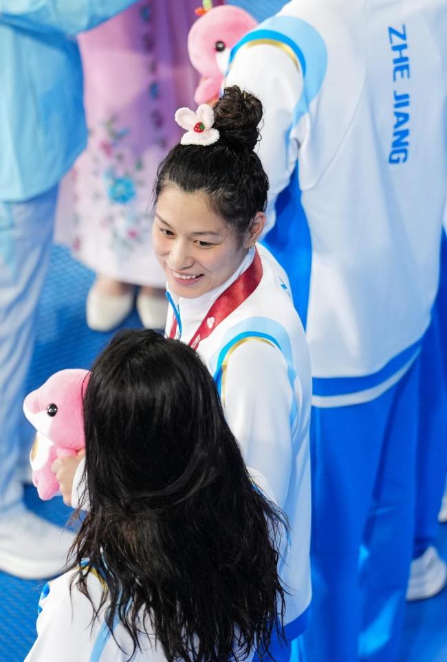 張展碩全運會殺瘋了 三冠王閃耀泳池