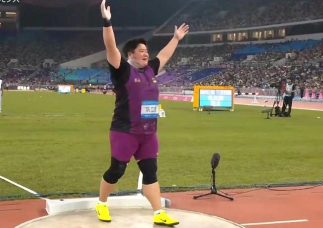 36岁巩立姣全运会铅球5连冠 河北队包揽前三