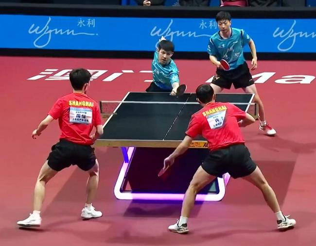 马龙黄友政3比1许昕周恺 北京组合成功复仇