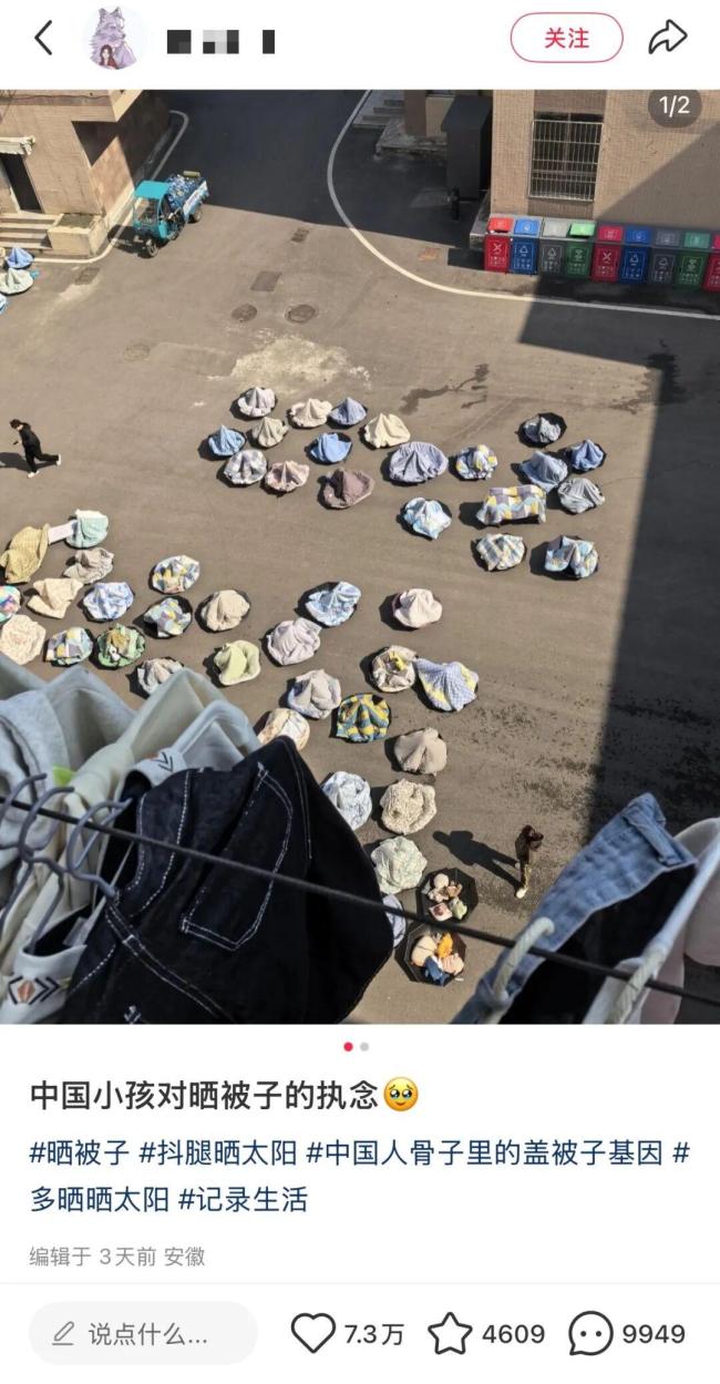 “论中国小孩对晒被子的执念”